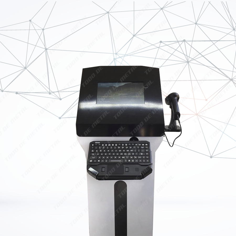 kiosco gestión de filas, kiosco para filas, kiosco despachador