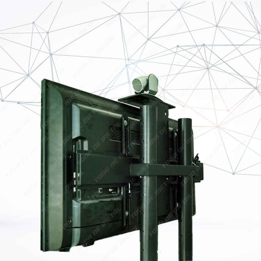 Pedestal para pantallas con ruedas, pedestal para pantalla cdmx, pedestal para 70, pedestal para 90 pulgadas