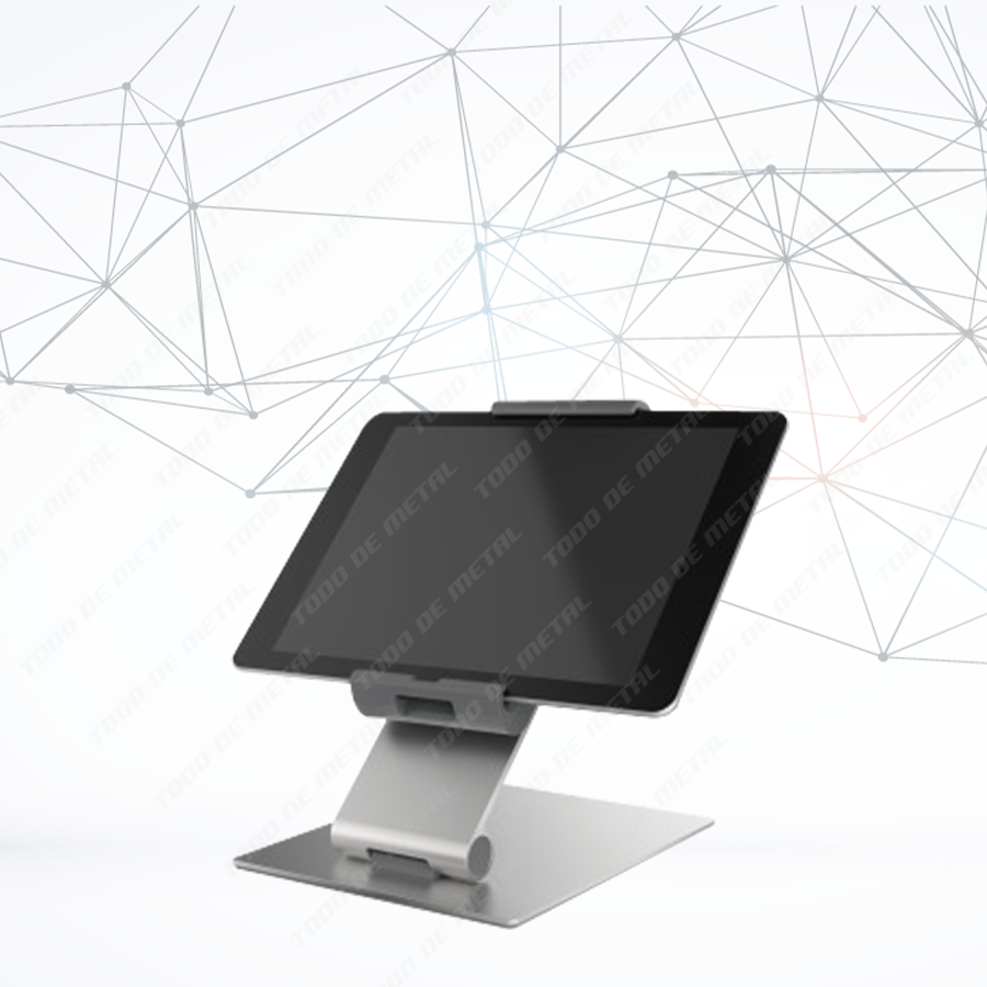 Soporte antirrobo escritorio, soporte seguridad mesa, soporte antirrobo iPad, soporte antirrobo galaxy A8 A9, Soporte antirrobo lenovo, soporte universal antirrobo tableta