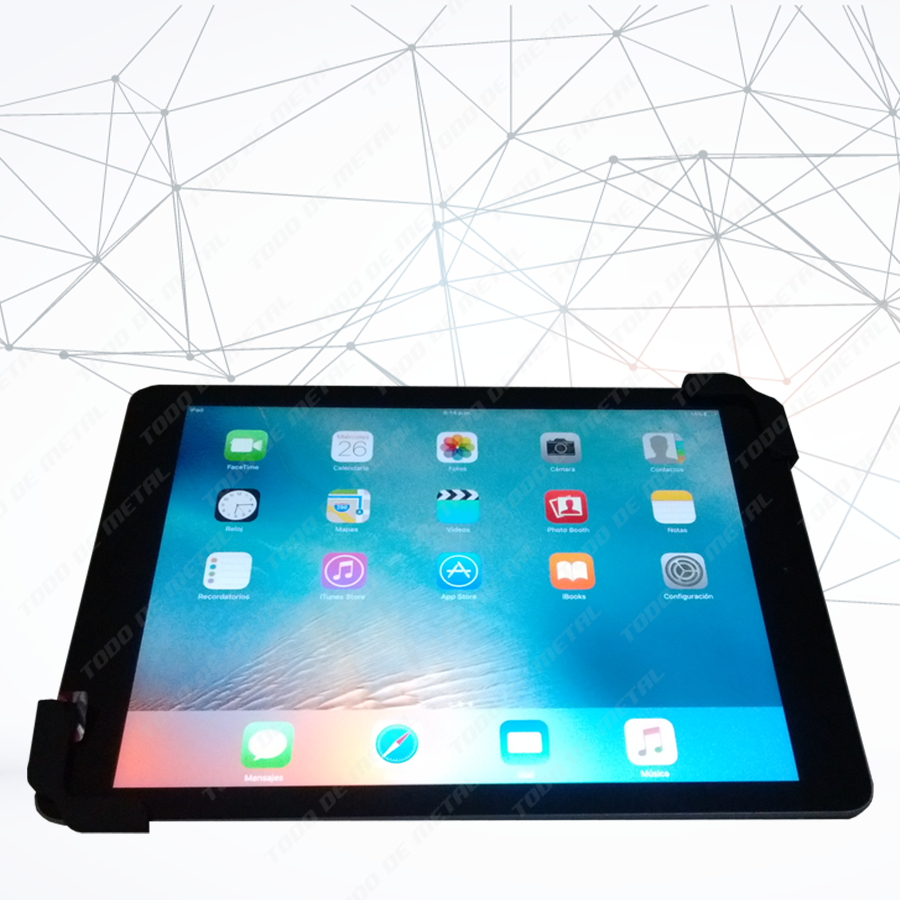 Soporte antirrobo escritorio, soporte seguridad mesa, soporte antirrobo iPad, soporte antirrobo galaxy A8 A9, Soporte antirrobo lenovo