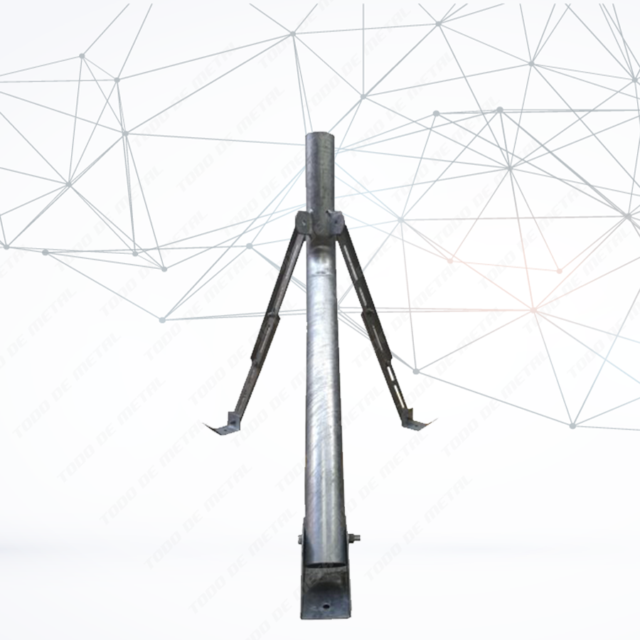base trípode antena VSAT galvanizada