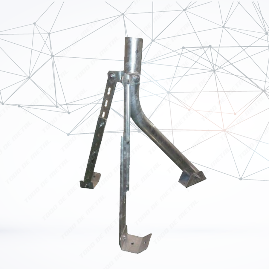 base trípode antena VSAT galvanizada