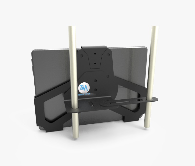 Soporte de seguridad para tableta auromovil, soporte para tableta antirrobo para el carro