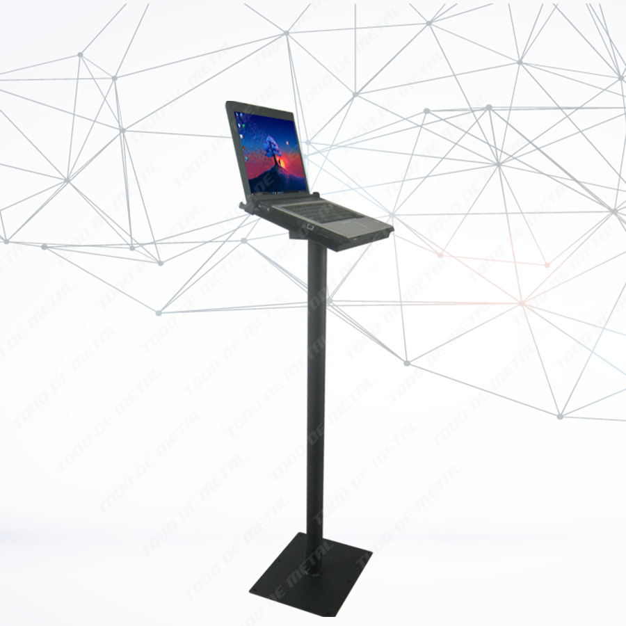Pedestal antirrobo para laptop, soporte para laptop antirrobo, pedestal de seguridad para laptop, kiosco para laptop antirrobo