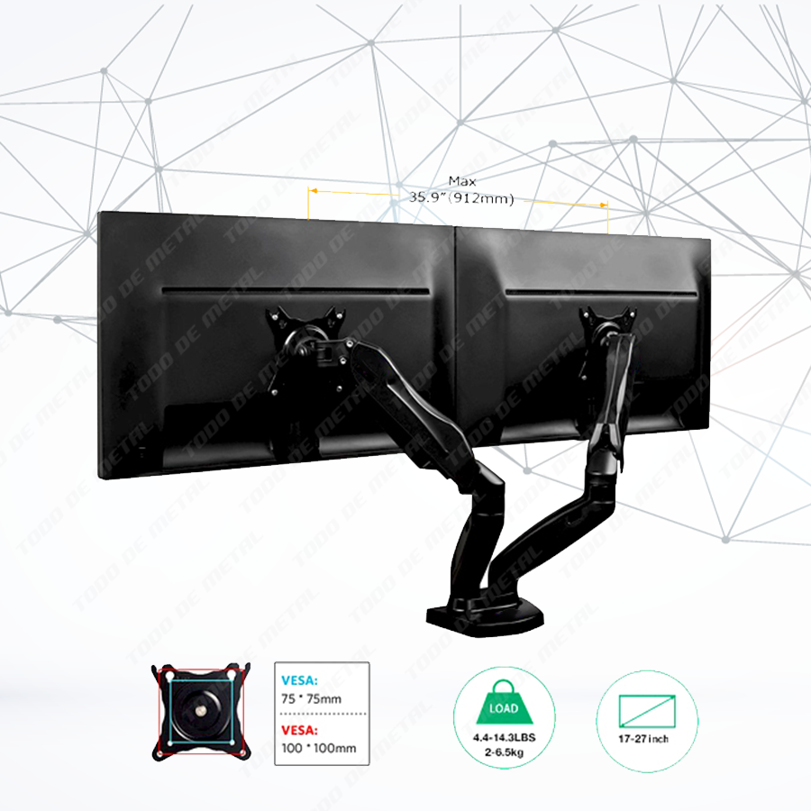 soporte ergonomico, soporte de brazo, soporte NB, soporte NB F160