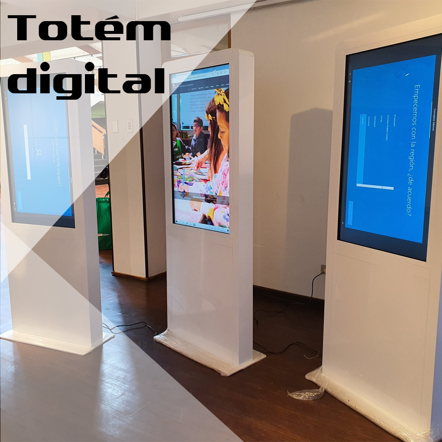 tótem digital, fabricación de tótems